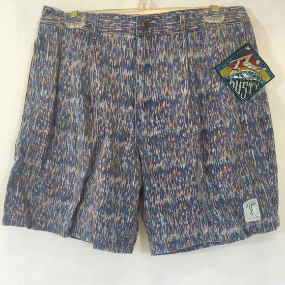 Rusty Other - NWT VTG 90’s Rusty Multi-Color Pleat Skate Shorts